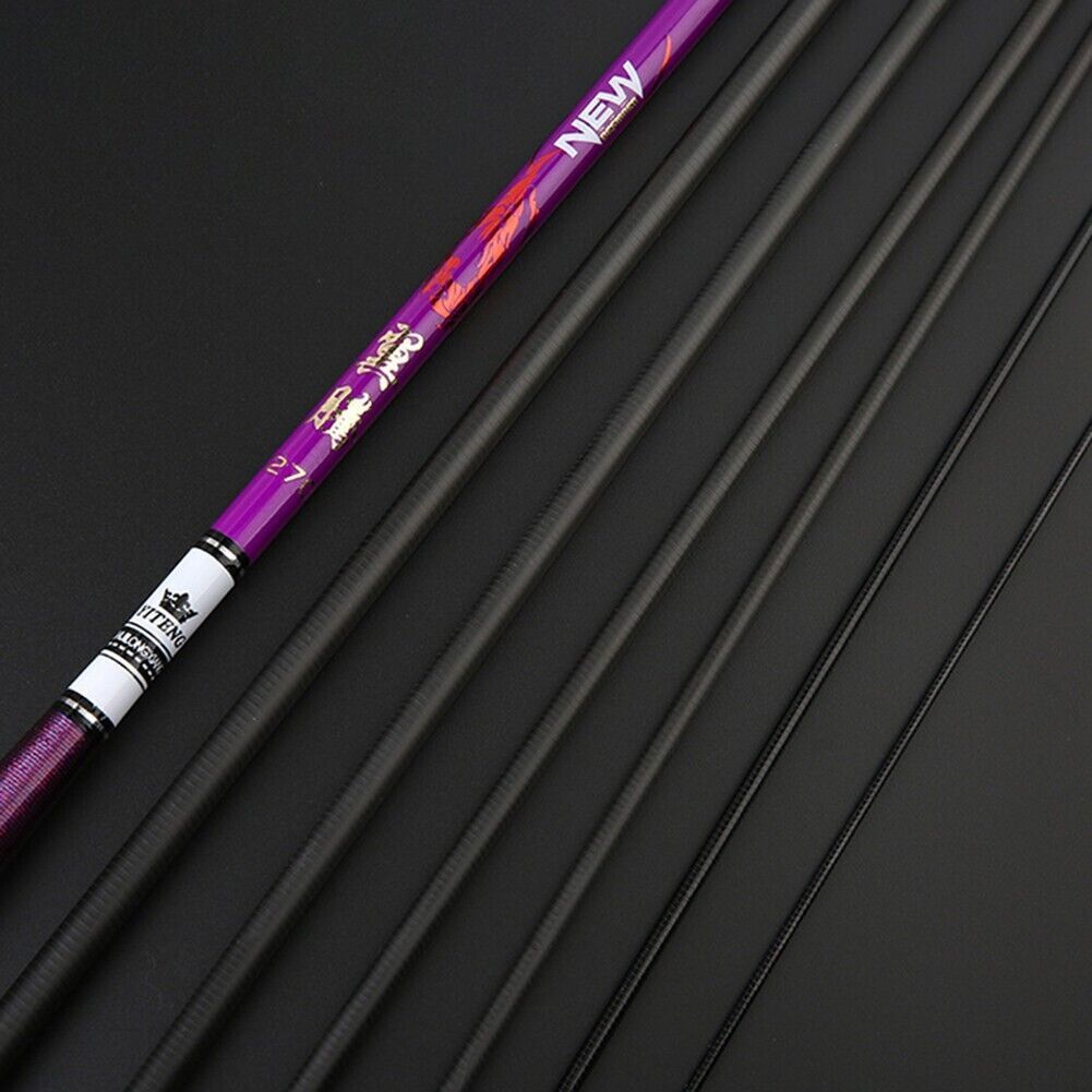 Hobbuy Telescopic Carbon Fiber Stream Rod Durable and Portable Fishing Hand Rod