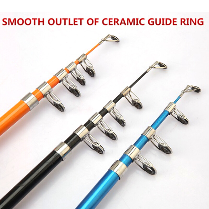 Fishing Rod Casting Rod Fiberglass Pole 1.3M 1.5M 1.8M Telescopic Portable
