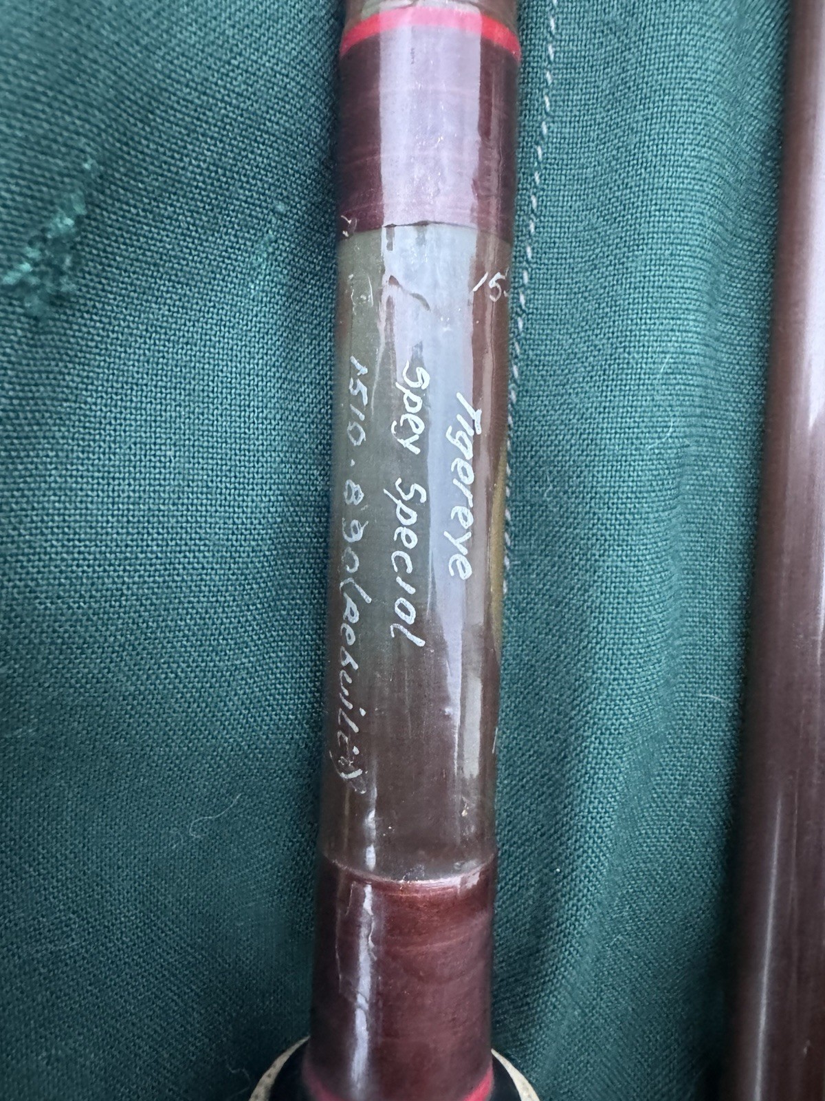 Rare Gold N West Fly fishers Canada Salmon Fly Fishing Rod 15ft