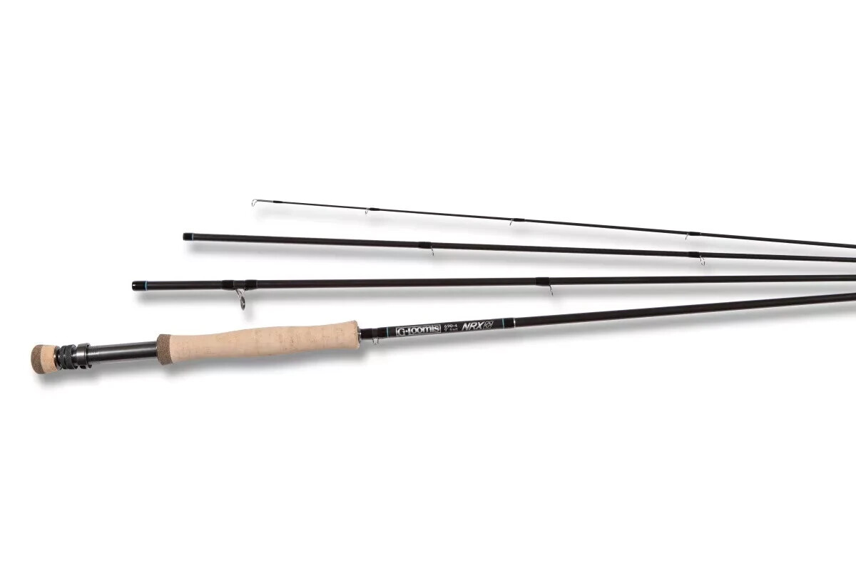NEW G. LOOMIS NRX+ PLUS 6100-4 10′ #6 WEIGHT FRESHWATER FLY ROD FREE $130 LINE!