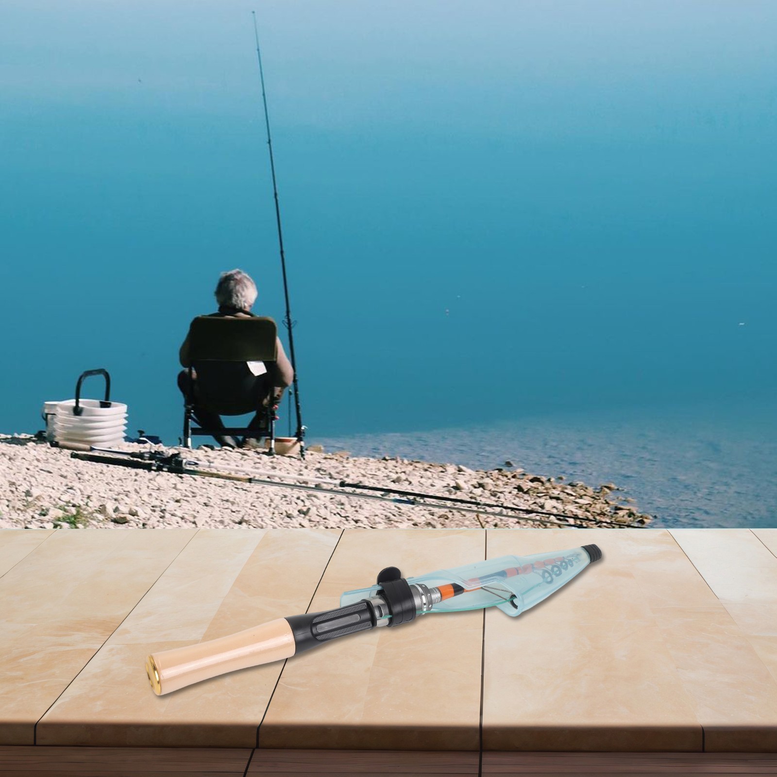 Telescopic Casting and Spinner Fishing Rod UL Power Compact and Lightweight