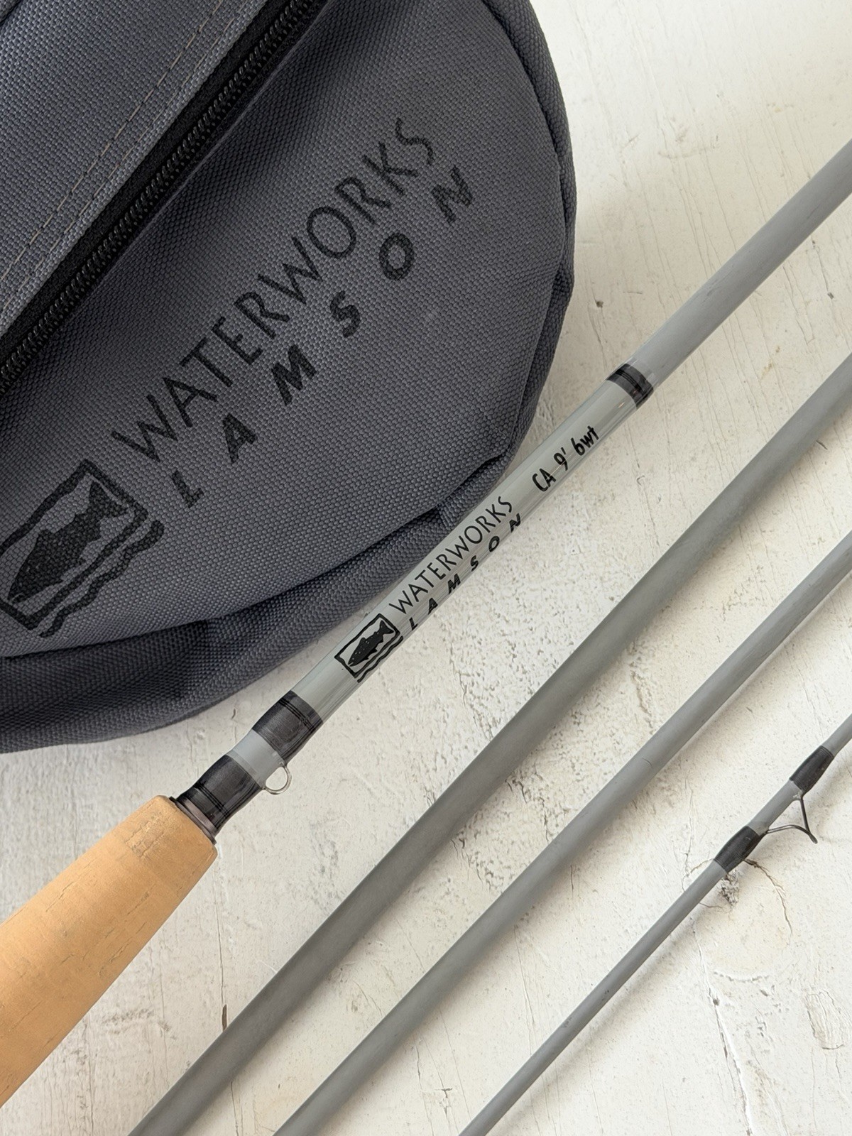 **BEAUTIFUL**🔥WATERWORKS LAMSON CENTER AXIS 6wt. 9’ft Fly Rod ~LEDENDARY~🔥