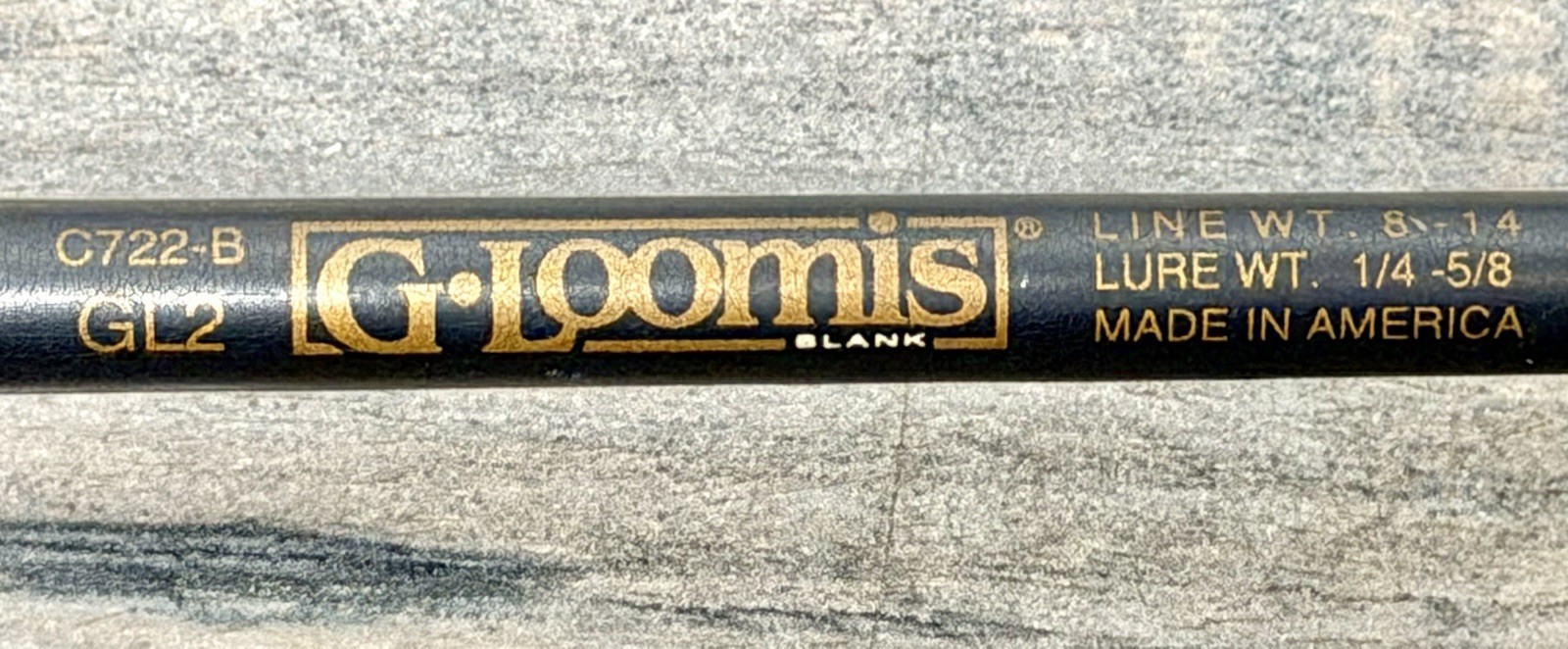 Vintage Custom G.Loomis GL2 C722 Medium Casting Rod~Hand Built By Jim Green