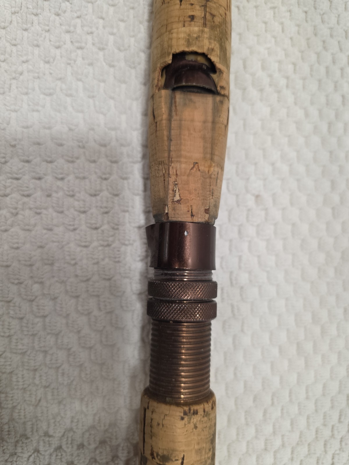 Fenwick Fenglass Old Glass Spin Rod 8ft 7in No Guide Damage Fishing Equipment