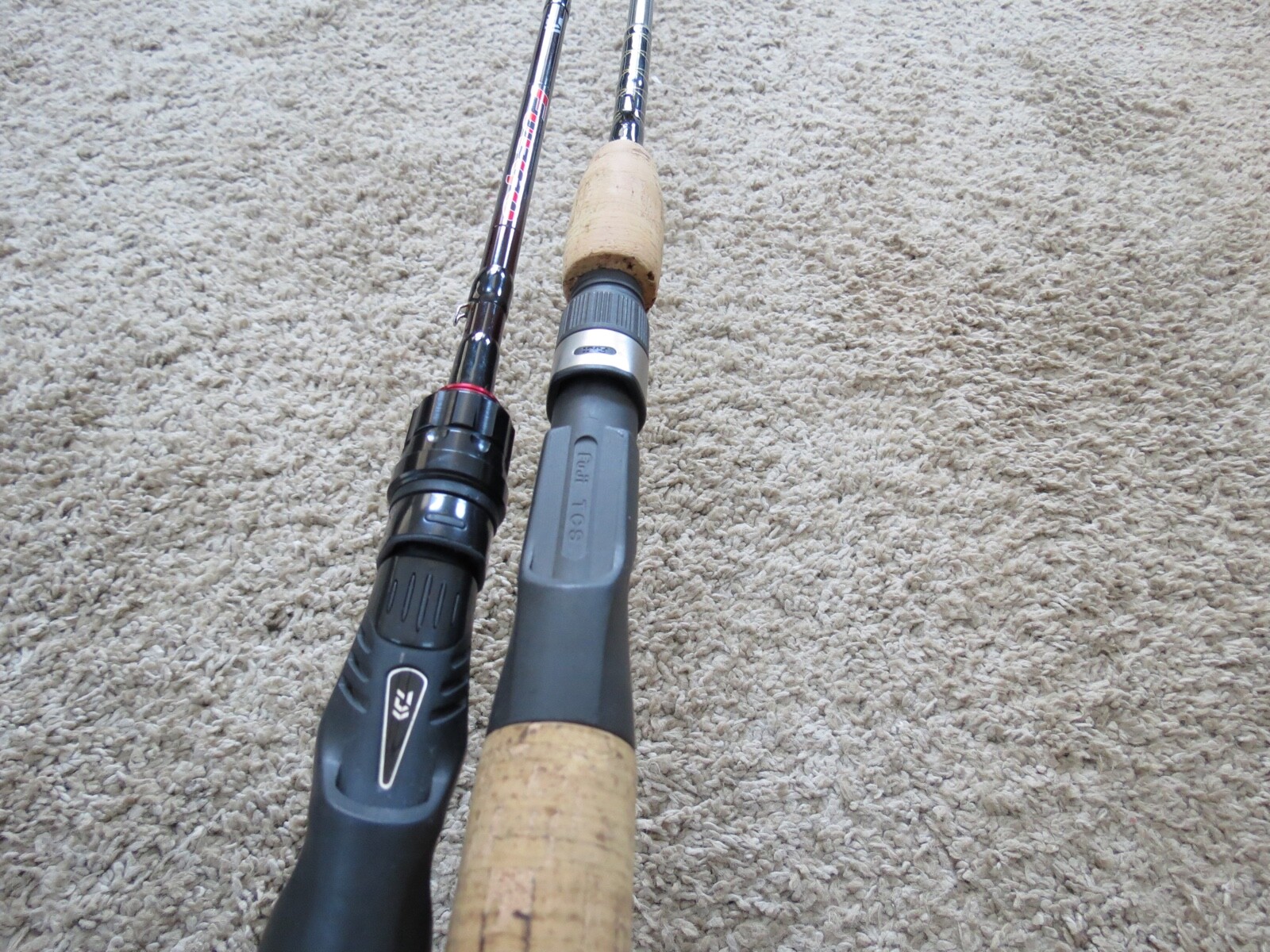 Daiwa Fuego fishing rod & Quantum Retroflex fishing rods (lot#18540)