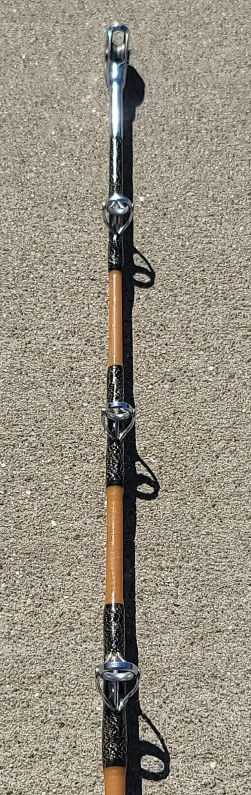 VNTG CAL-STAR FISHING ROD CUSTOM GOLD/BLK 5′ 5 1/2′ 15-40 LBS TEST UNUSED!!