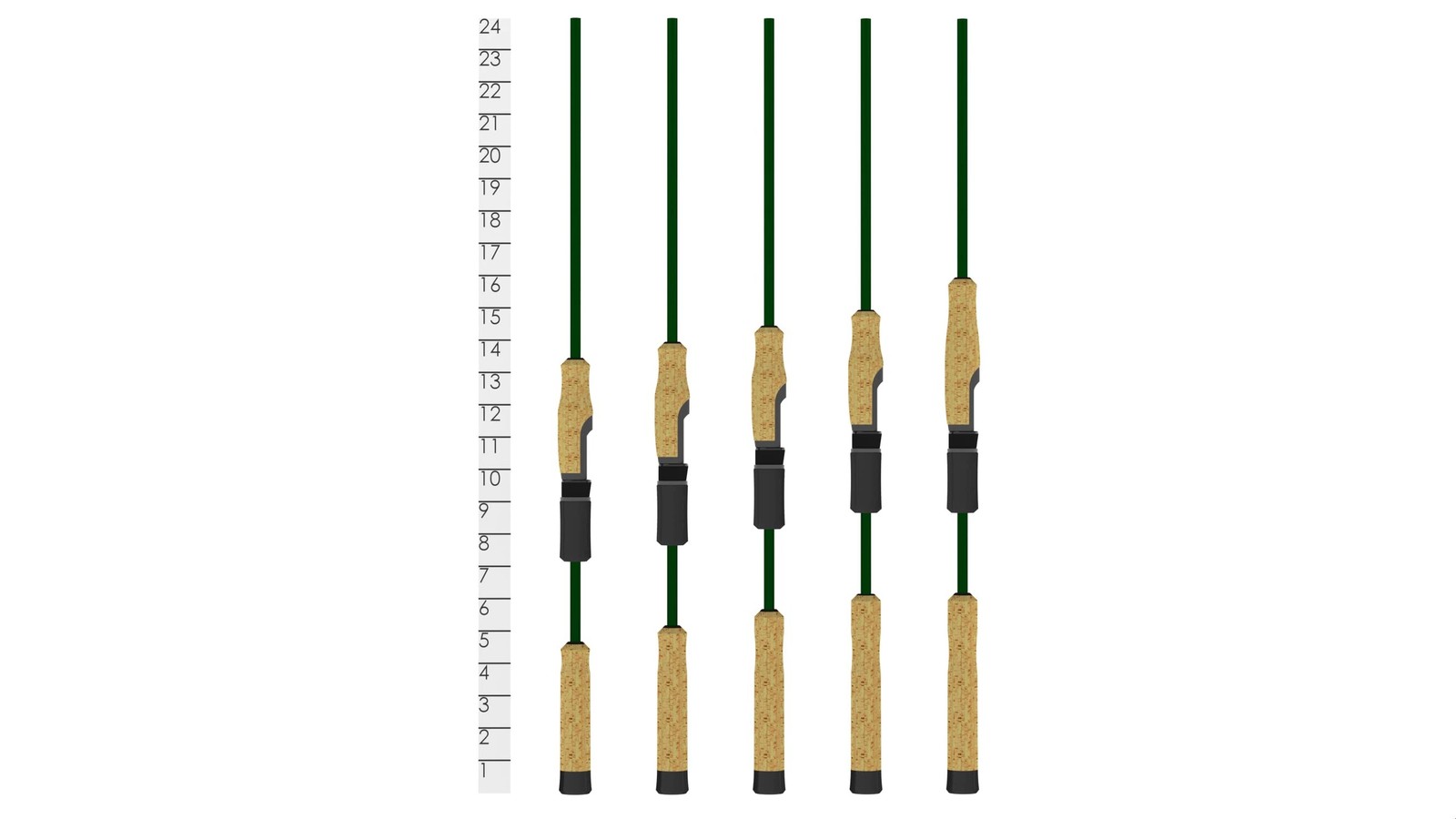 St. Croix Rods Eyecon Spinning Rod, EYS 6’6″ Medium/Fast 2 Pc.