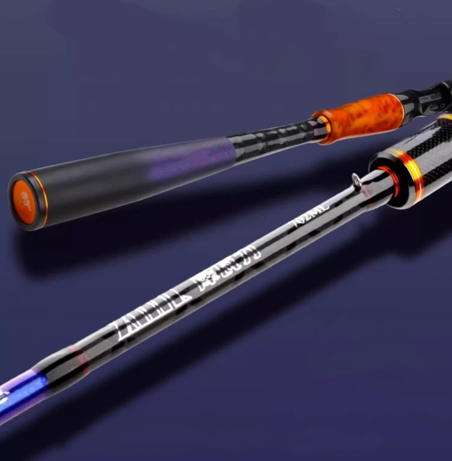 6 ft Trout Fishing Rods Carbon Fiber Spinning/casting Rod Carp 2 Sections Poles