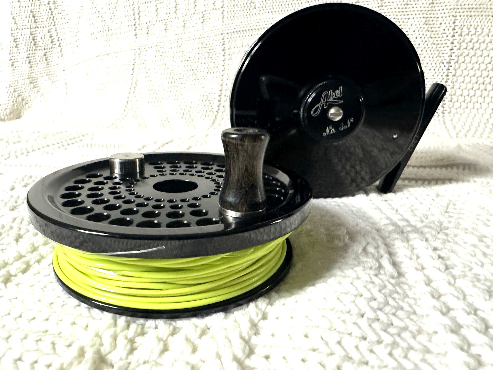Vtg Sage Graphite III-3RPLX 9′ Able Big Game 3N Reel Extra Spool & Lines Unused
