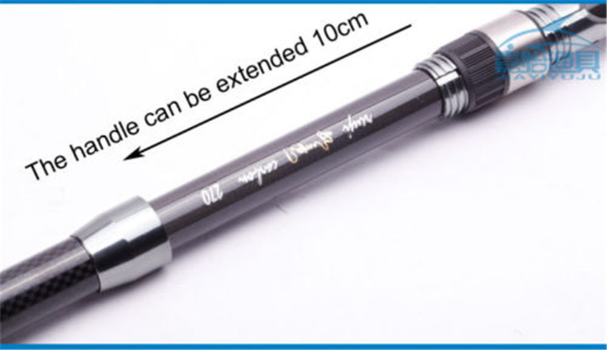 Mini 2.1m 2.4m 2.7m 3m 3.6m telescopic pier beach spinning fishing rod CW:30-80g