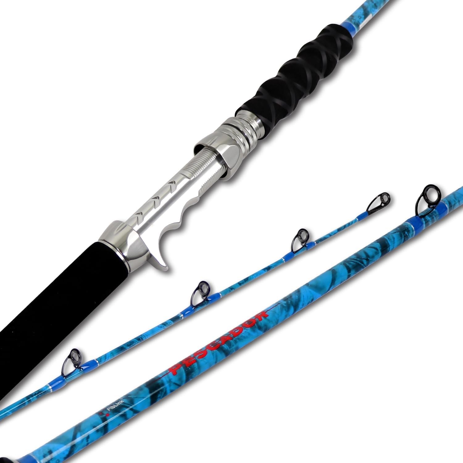2-Piece Boat Conventional Fishing Rod Portable Spinning/Casting Rod Carbon