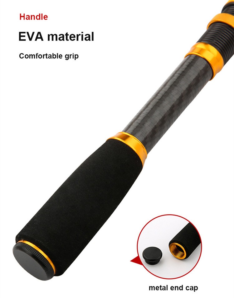 1.8-30M Spinning Fishing Rod Power Telescopic Rock Fishing Rod Carp Feeder Rod