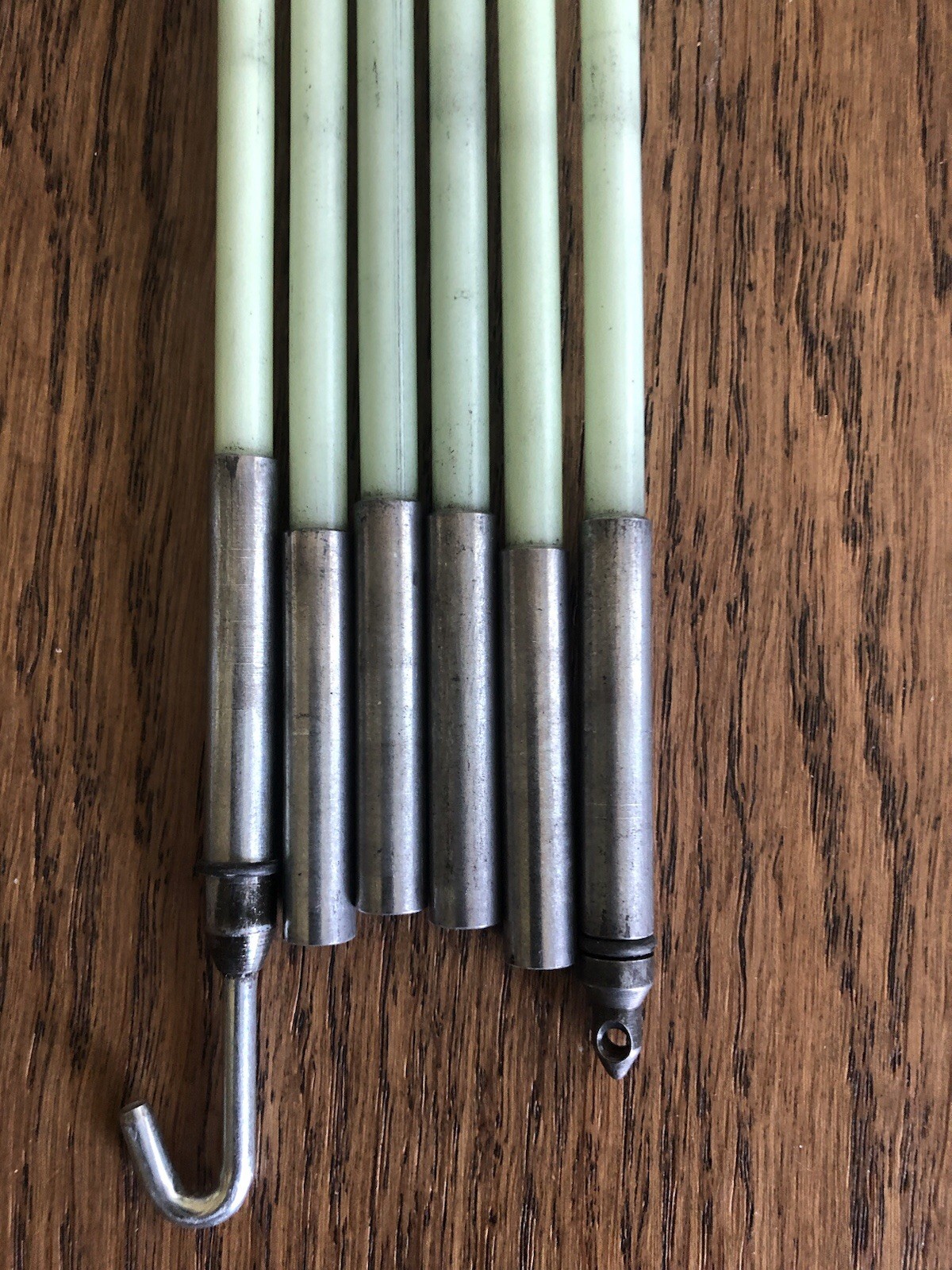 Jameson Fish Rod Fiberglass Glow , 1/4-in x 18-ft, 3-ft Sections