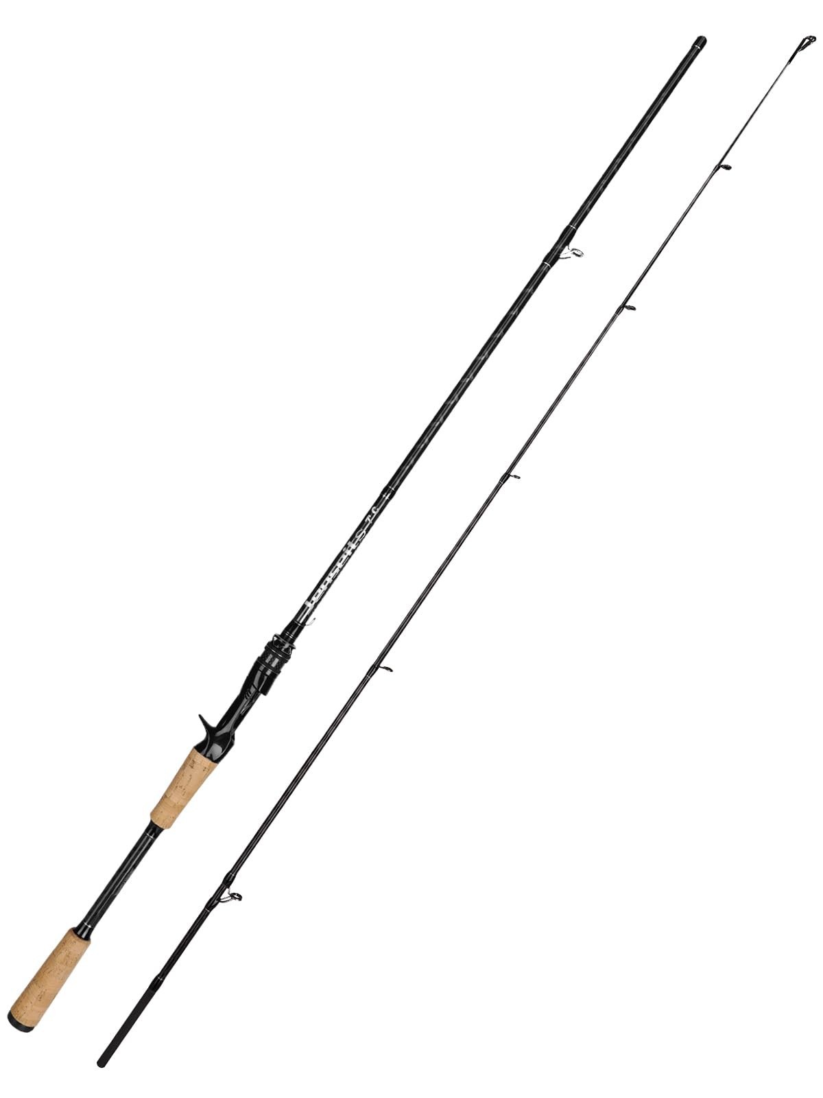 6-12 Ft Carbon Fiber Fishing Rod – Spinning & Casting, Fast Action, Stainless St