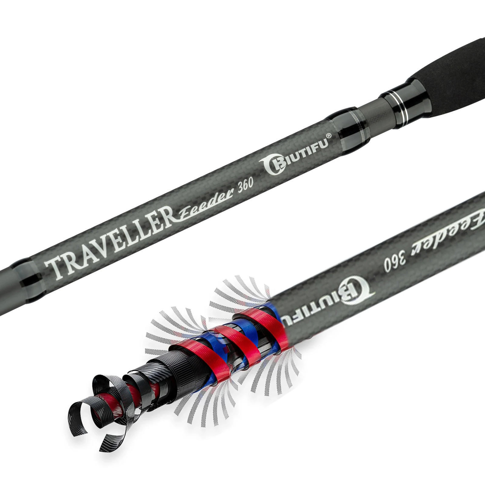 Traveller Feeder Carp Fishing Rods 3.0M 3.6M 3Tips Casting Weight 120G Carbon Fi