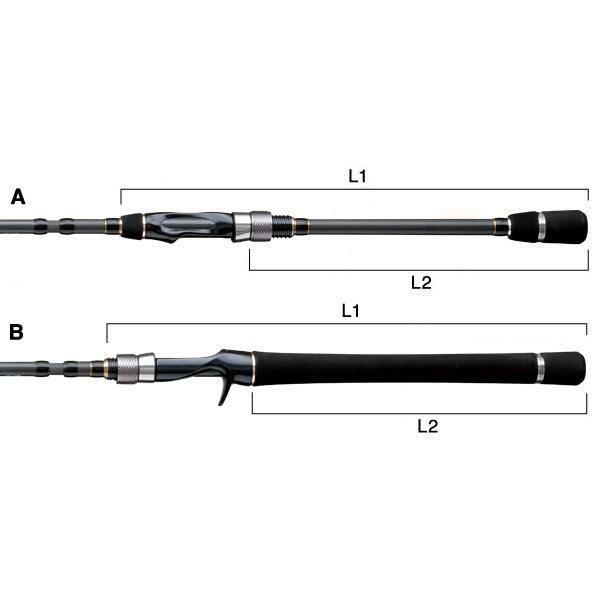Tailwalk OUTBACK NC695H Baitcasting Rod for Bass