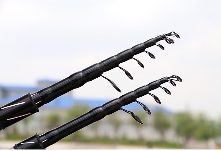 Telescopic Fishing Rod Carp Carbon Fiber Fishing Rod 1.8M-3.6M Spinning Casting