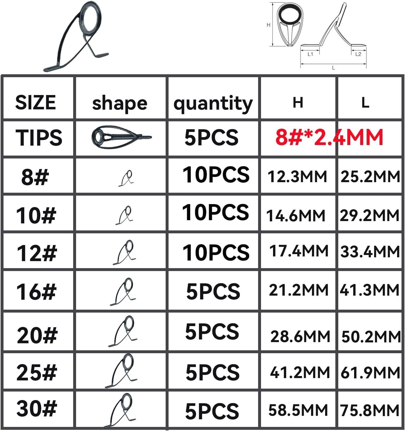 KW 55PCS Heavy Double Feet Fishing Surf Spinning Casting Saltwater Line Rod R…