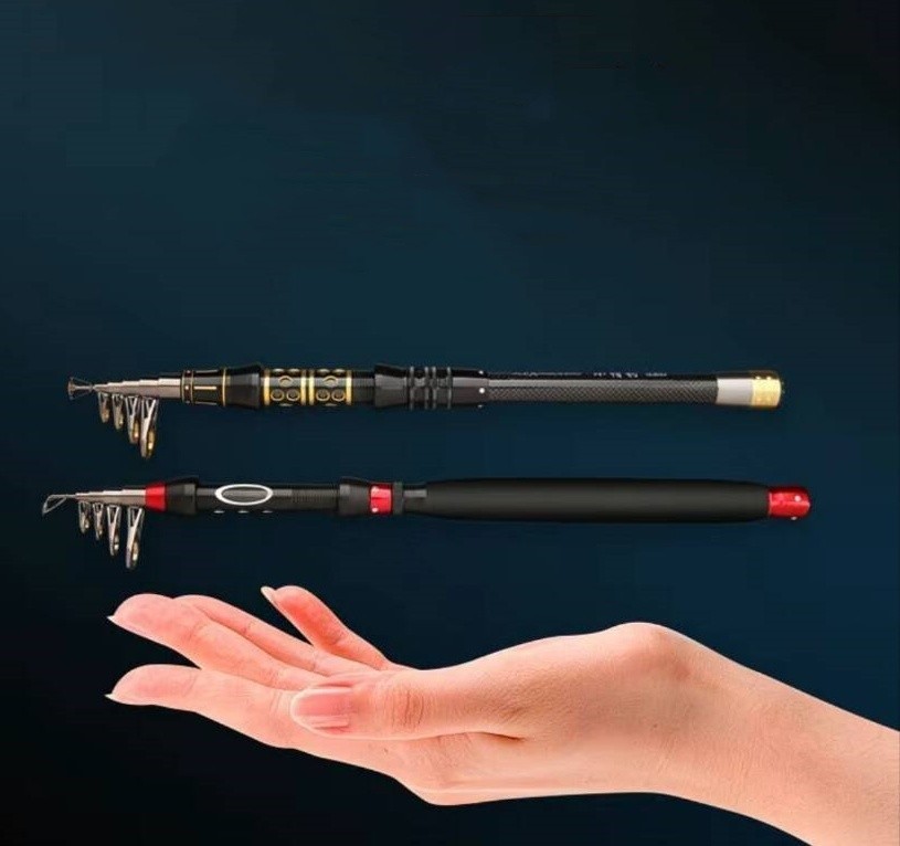 Telescopic Fishing Rod Carp Carbon Fiber Rod Spinning Casting Fast Action Pole