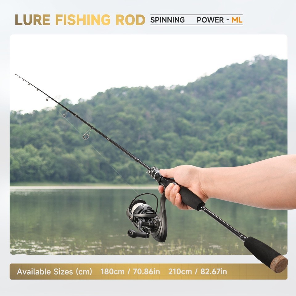 Portable Fishing Rod Carbon Fiber Ultra Light Spinning Casting Lure Fast Rods