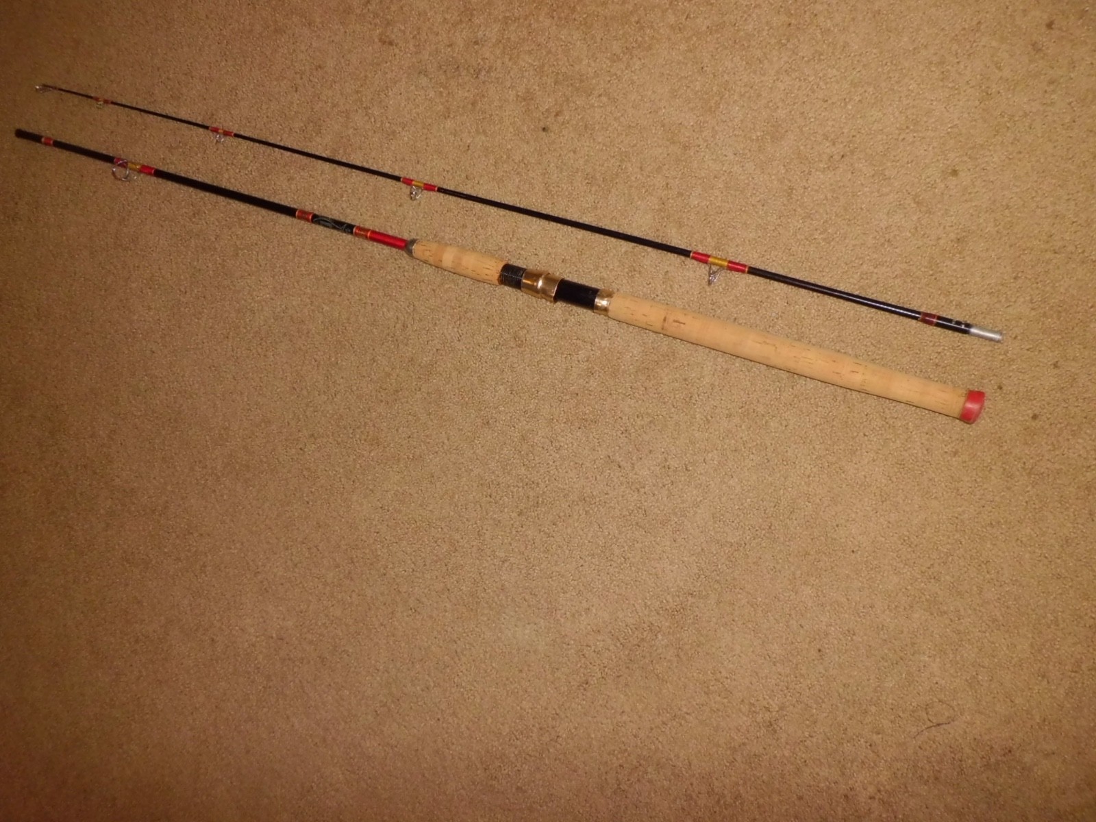Vintage HARNELL 644 Spinning 8′ Rod made in USA- 12 lb