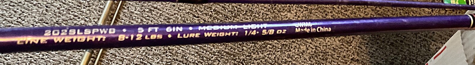 2 – Zebco Fishing Rods 5’6″ 2 Piece Medium Light & Medium Heavy