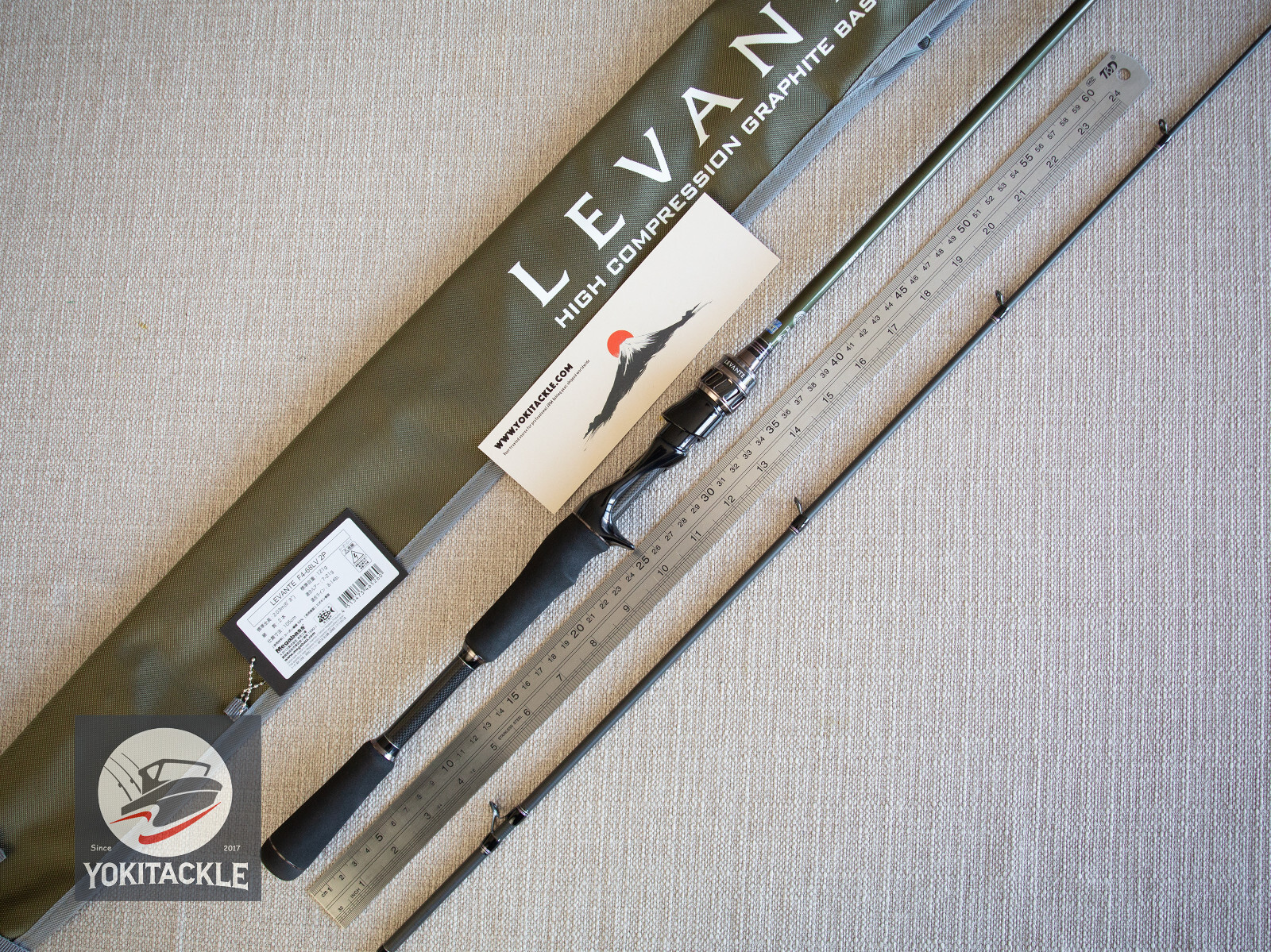 Megabass LEVANTE JP F4-68LV 2P Baitcasting Rod Shipping from JAPAN