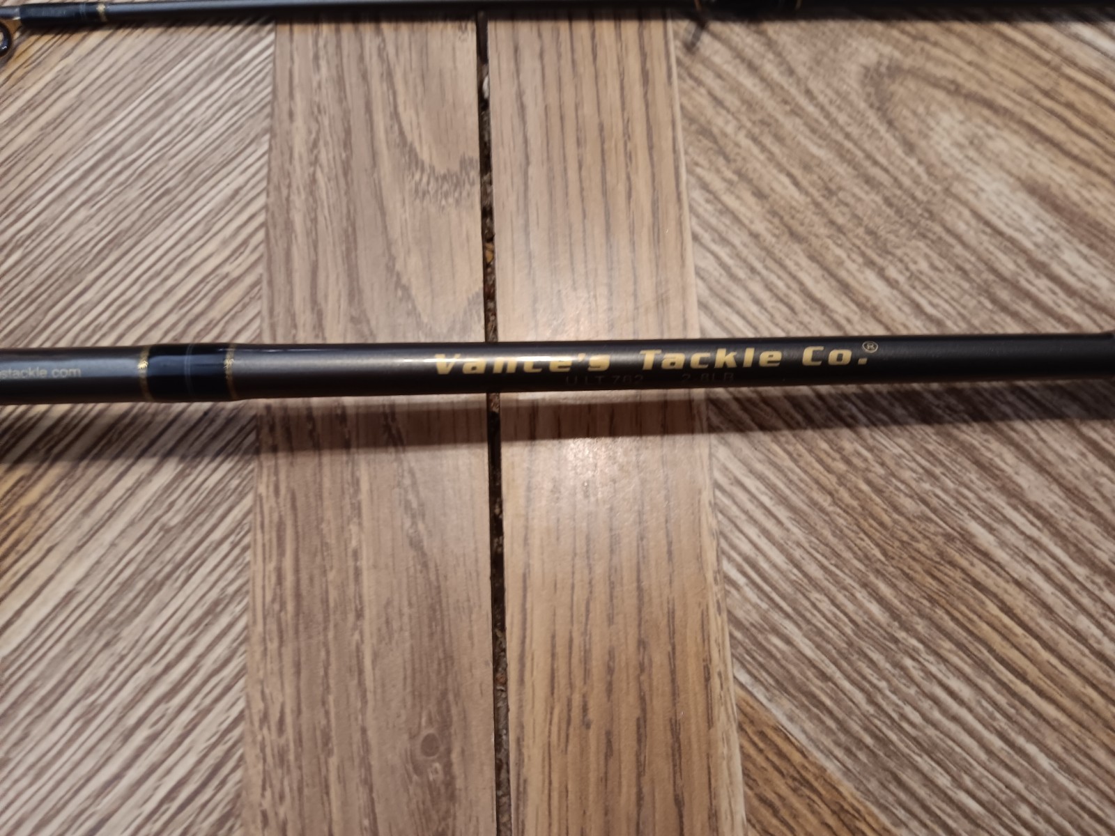 7 1/2 ft vances tackle 2 piece trolling rod # ult762