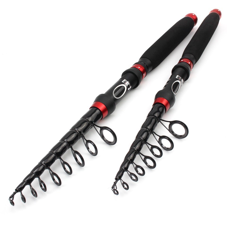 1.8-3.0M Carbon Fiber Telescopic Fishing Rod Pole Sea Saltwater Freshwater New