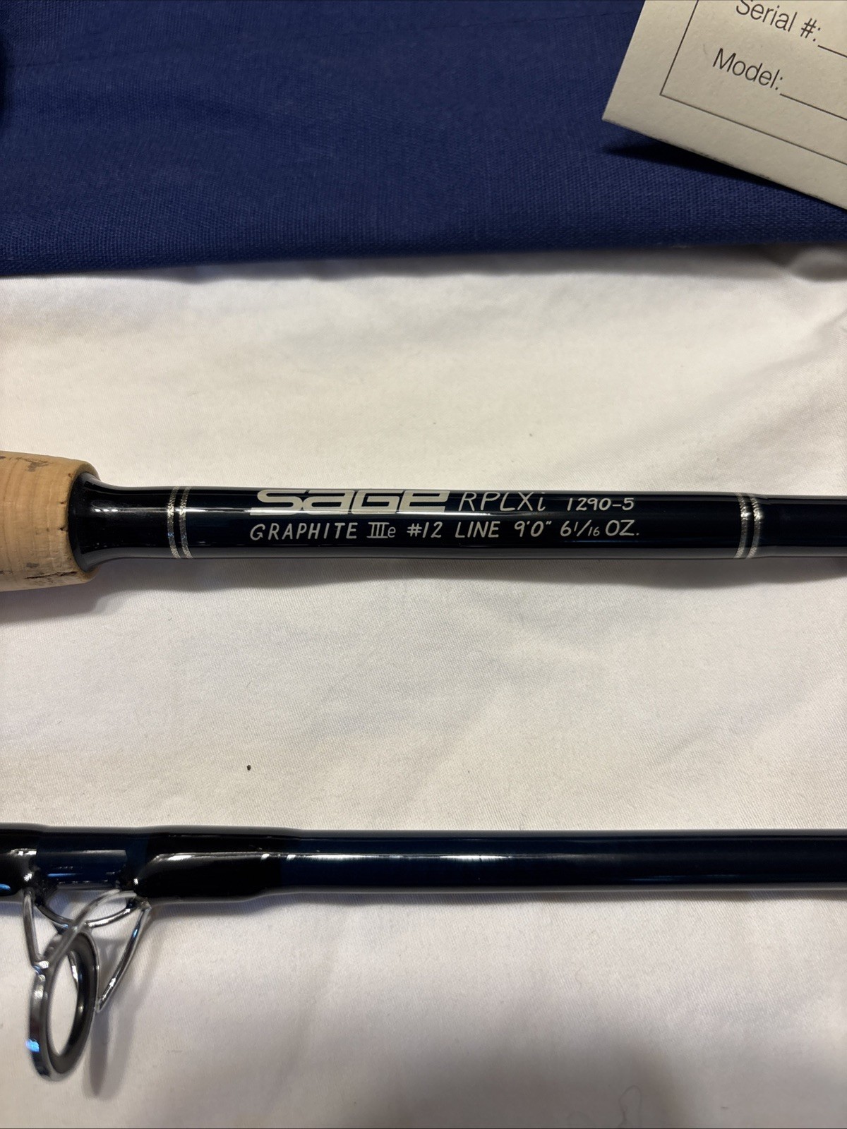 Sage RPLXi 1290-5 Graphite III 9ft 12-Weight Fly Rod New