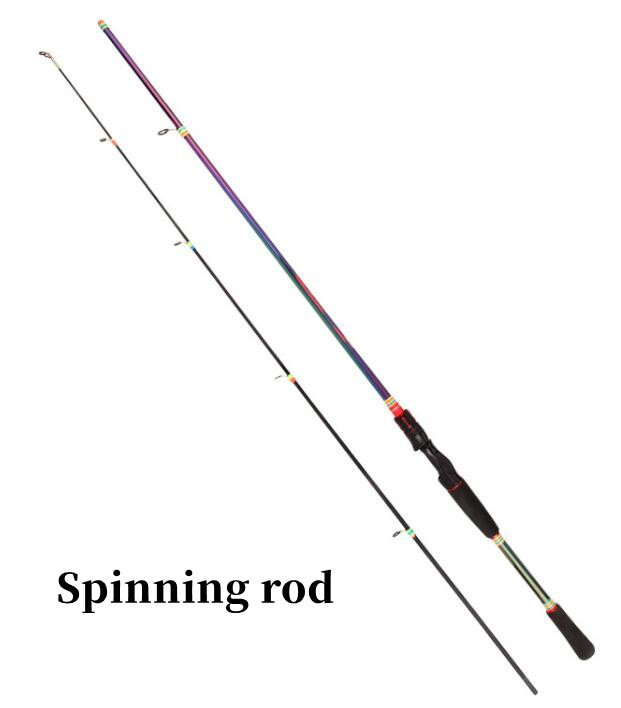 Trout Fishing Rod Carbon Fiber Spinning/casting Rods Fast Carp Poles 2 Sections