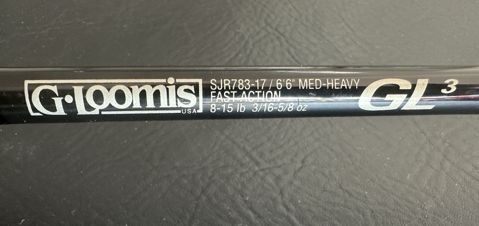G.Loomis GL3 SJR 783-17 Fast Action 6’6″ Med Heavy Spinning Rod