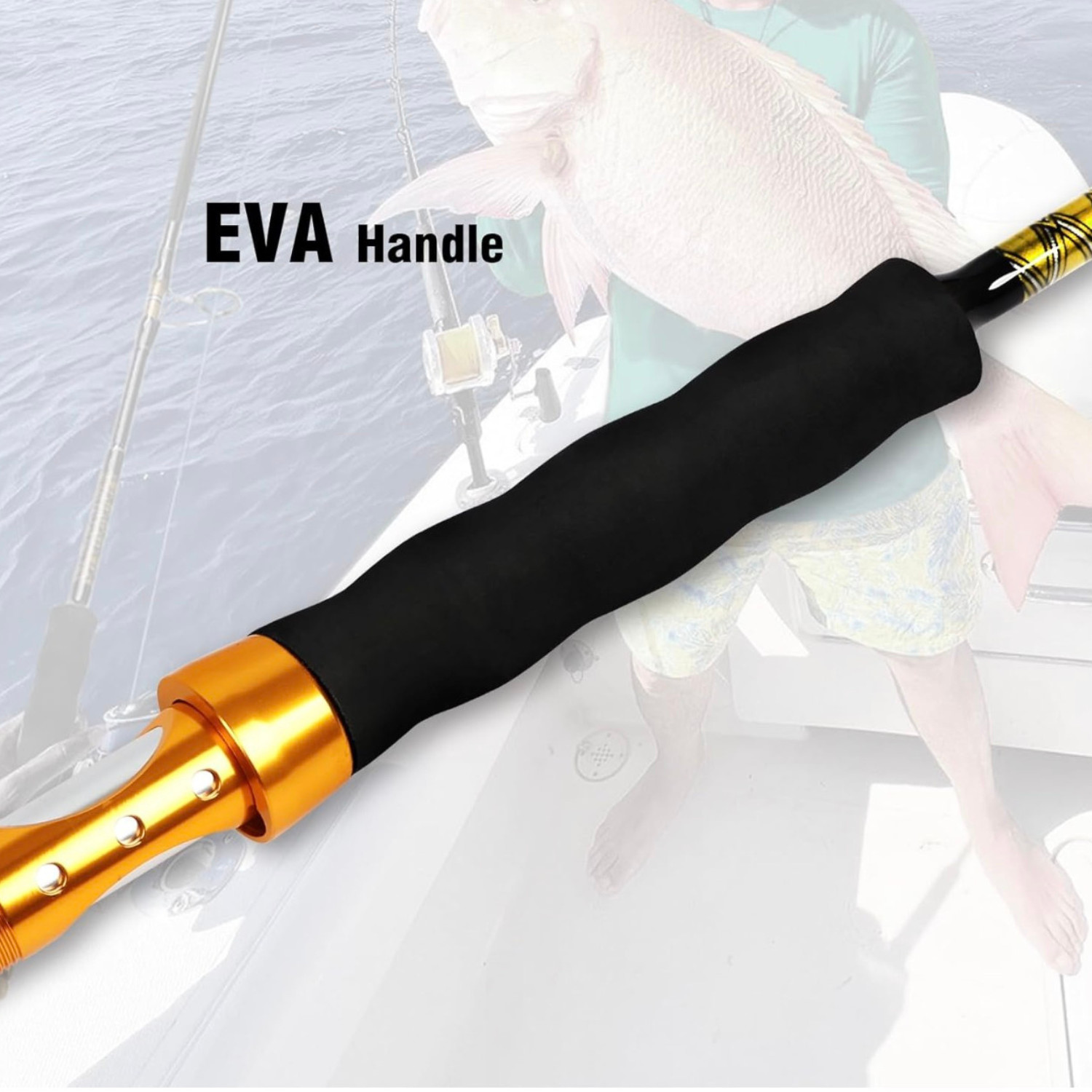Fiblink 5’6″ Heavy Saltwater Jigging Spinning Rod 80-120lb Offshore Tuna Pole