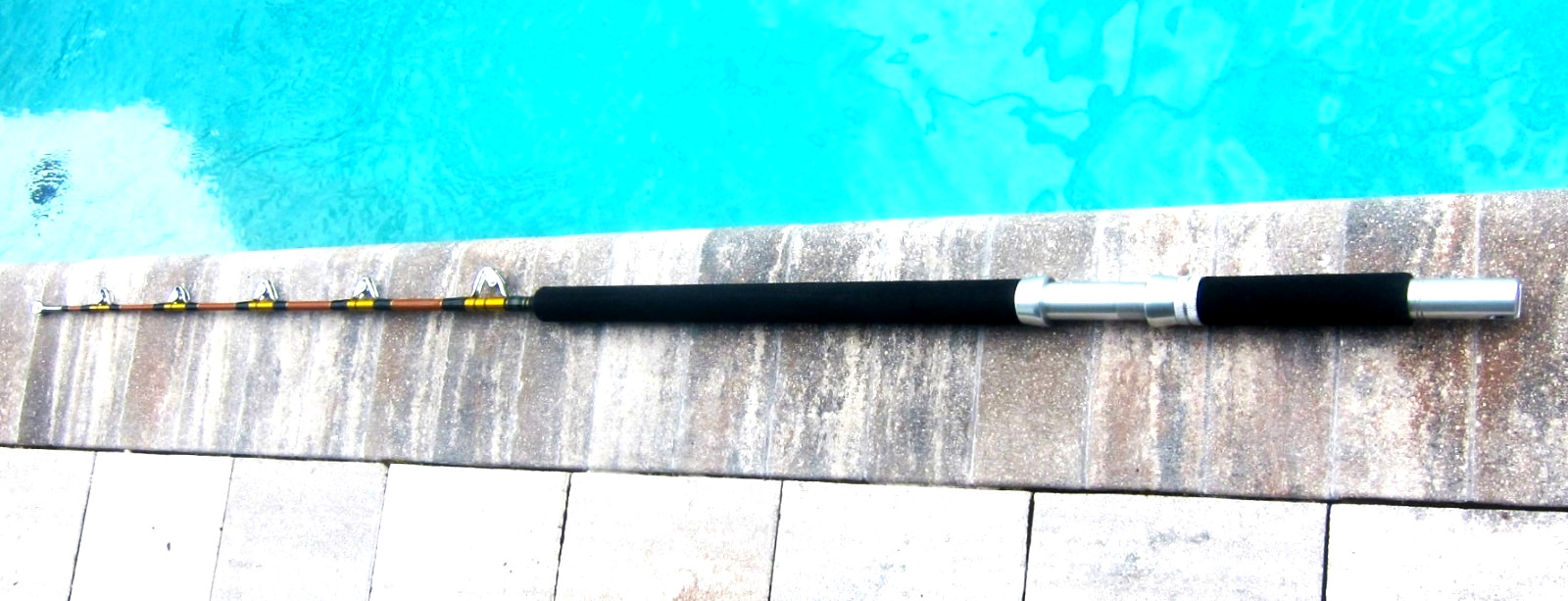 Custom Calstar 6455xh Stand-Up Rod by Taniguchi: 5’2″; 60-80 lb – NEAR MINT COND