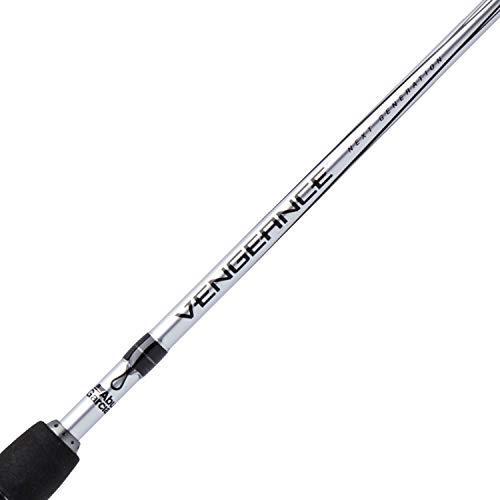 Abu Garcia 6’6” Vengeance Casting Fishing Rod, 1-Piece Rod, 6’6” 1-Piece