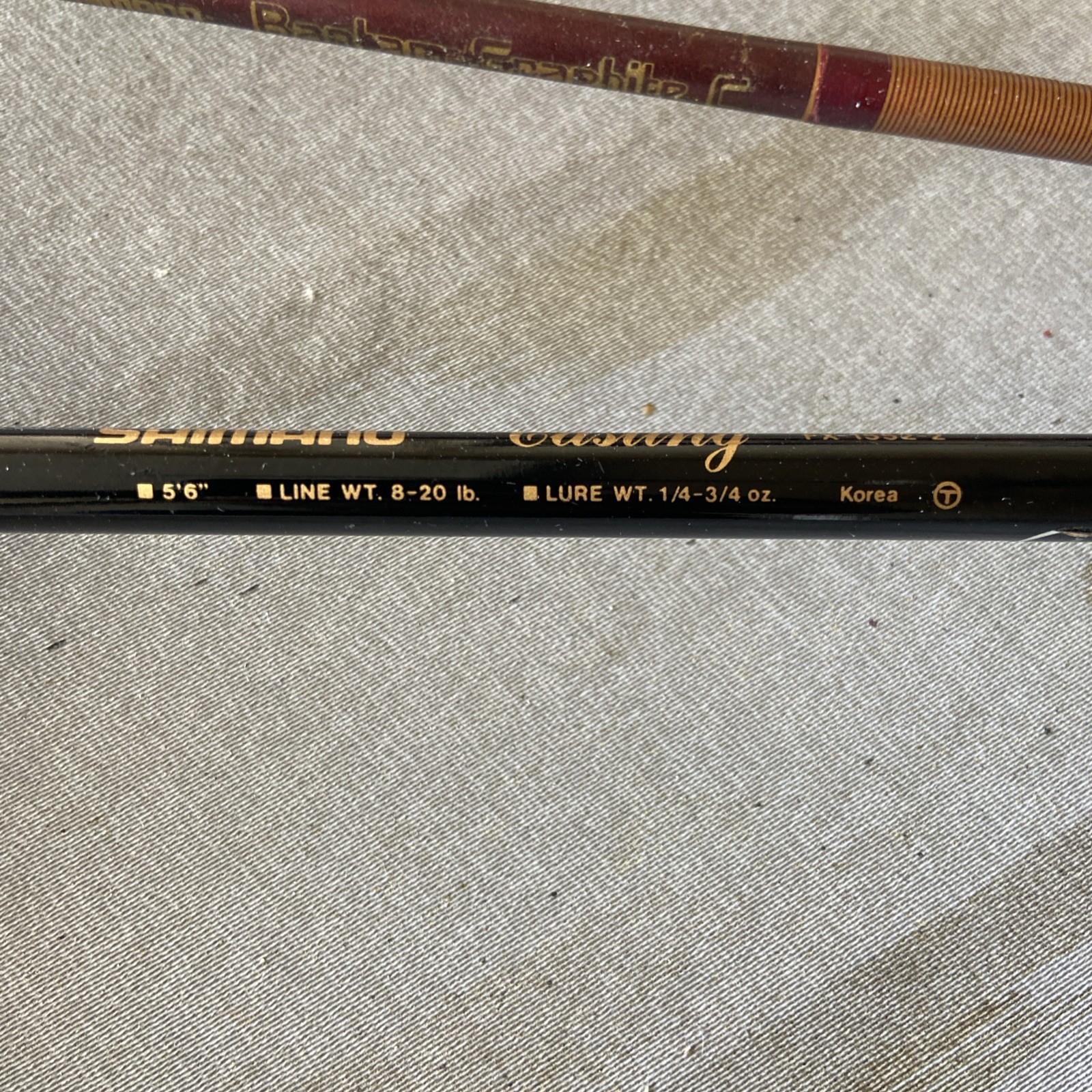2x Shimano Spin cast Rods. FX-1552-2 5’6” And Bantam Graphite C 5’6”
