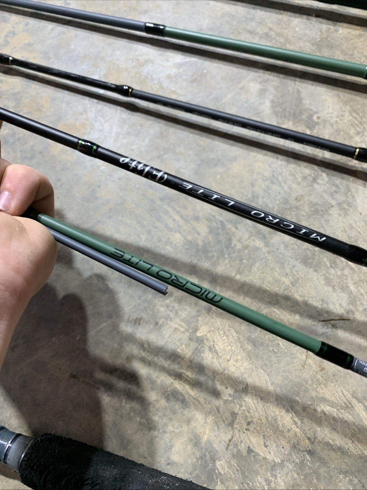 LOT OF 10 BASS PRO SHOPS FISHING RODS (BROKEN)