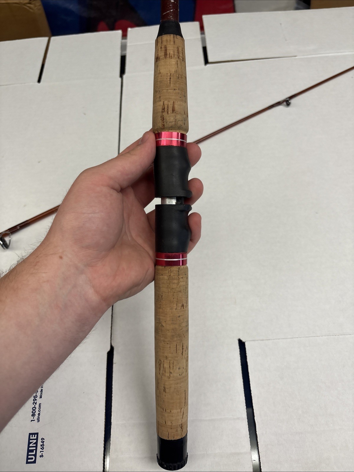 Vintage Quick Finessa 6060 Fishing Rod 6’ 2 Piece