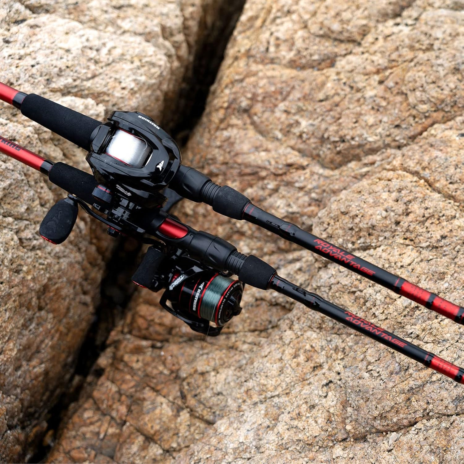 Royale Advantage 7’3” MH Fast Casting Rod IM6 Graphite 2-Pc + Extra Tip EVA PTS