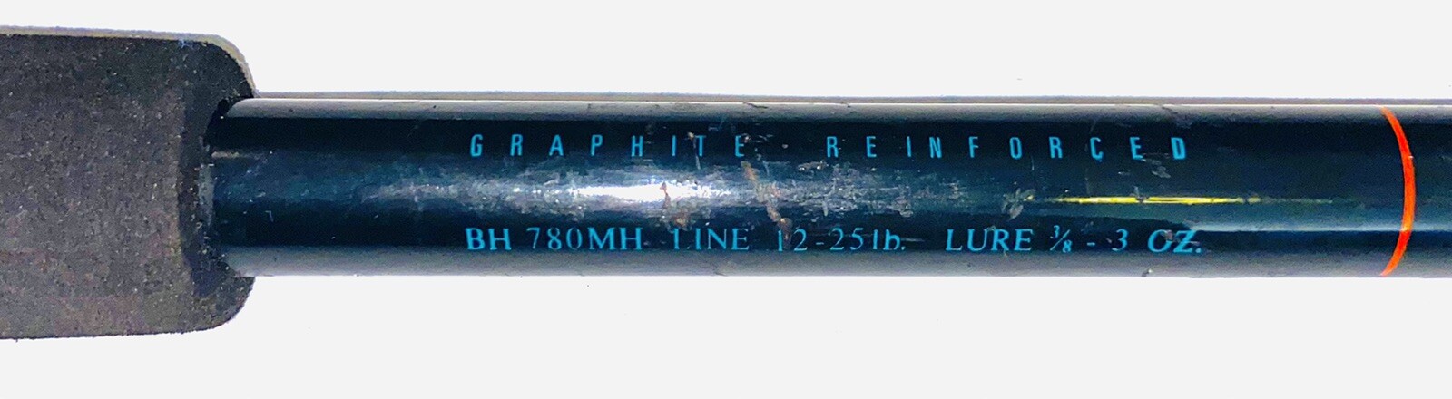 Ryobi Fintek Blue Hawk Graphite Fishing Rod BH 780MH Line 12-25# Lure 3/8-3oz