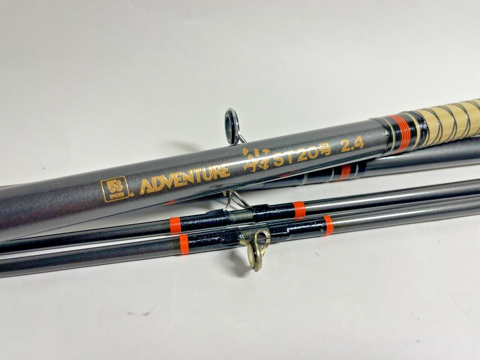 RYOBI ADVENTURE 2.4 Fune Boat ST-20 Off shore Boat Fishing Rod Tip x 2 Vintage