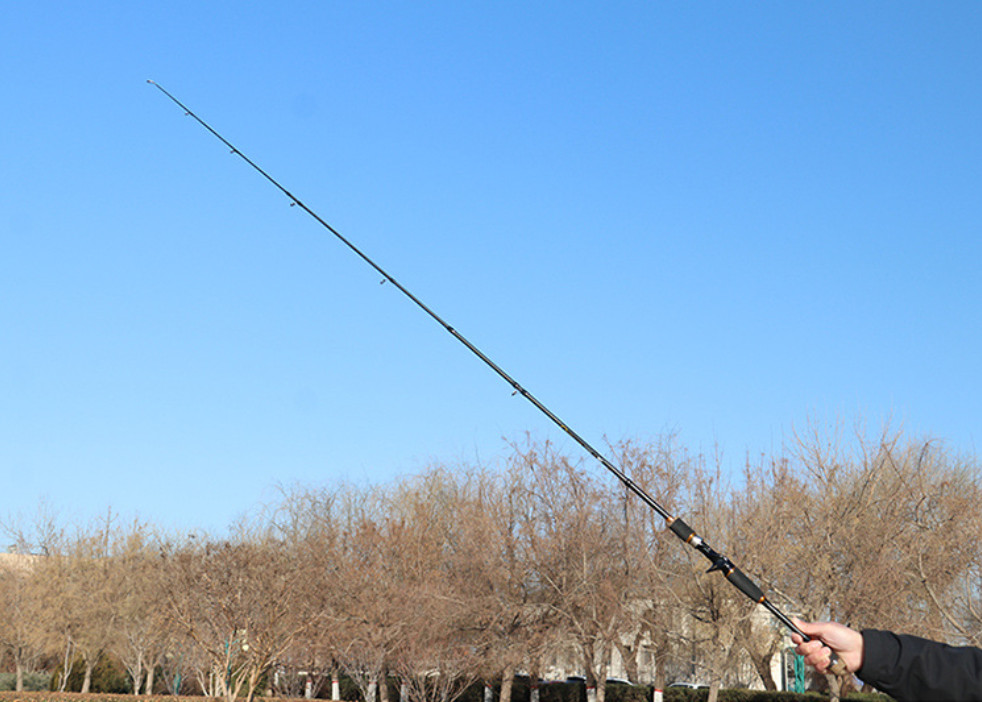 1.8M 2.1M Travel Fishing Rod Carbon Fiber Spinning Casting Lure Pole Fast Rods
