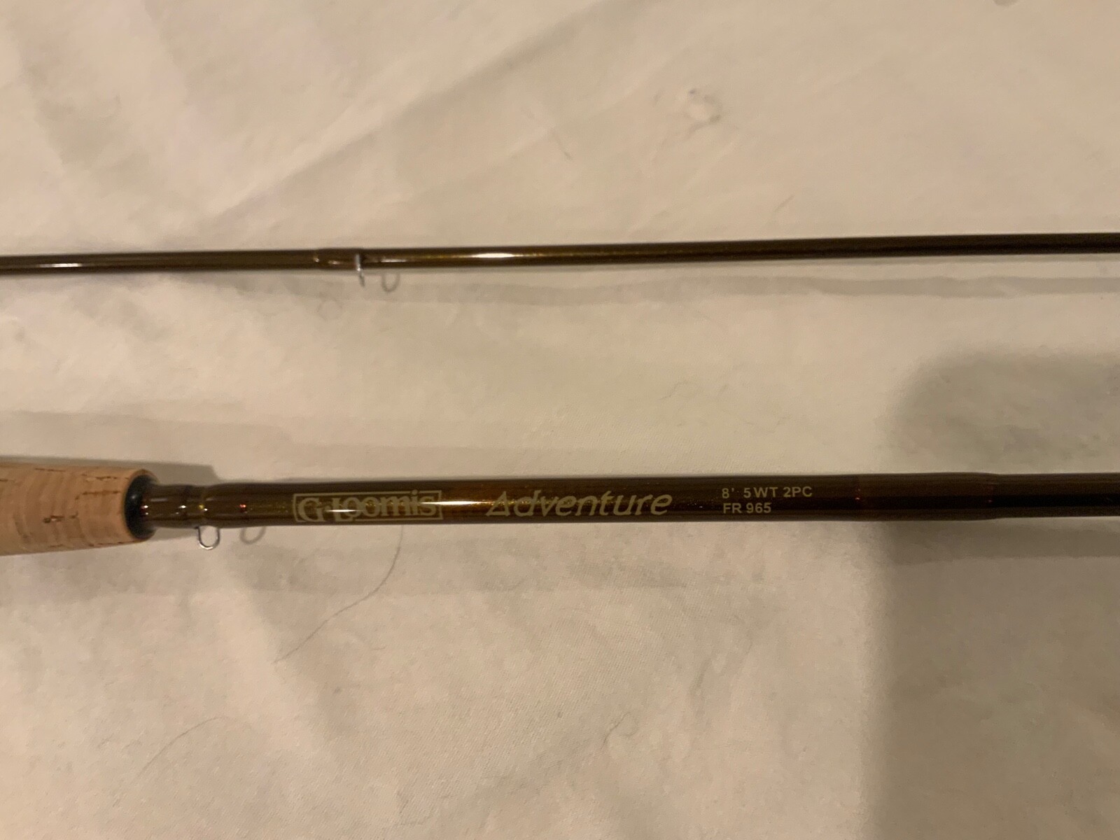 G. Loomis Adventure Fly Fishing Rod 8’ 5wt. W/ Tube and Sock. FR965 2-piece