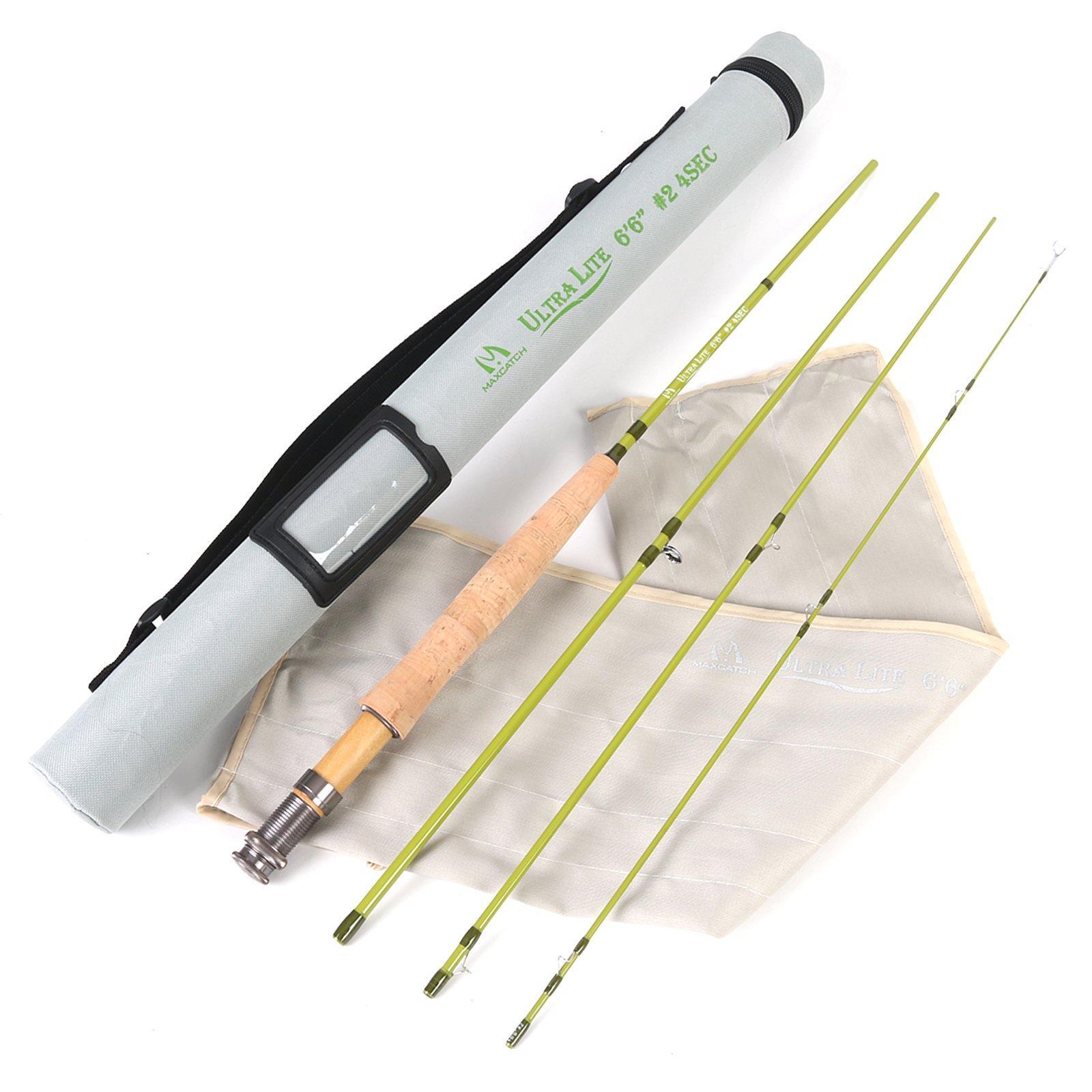 Maxcatch Design Ultra Light Mountain Stream Fly Rod for 1/2/3 to Wait for Carbo