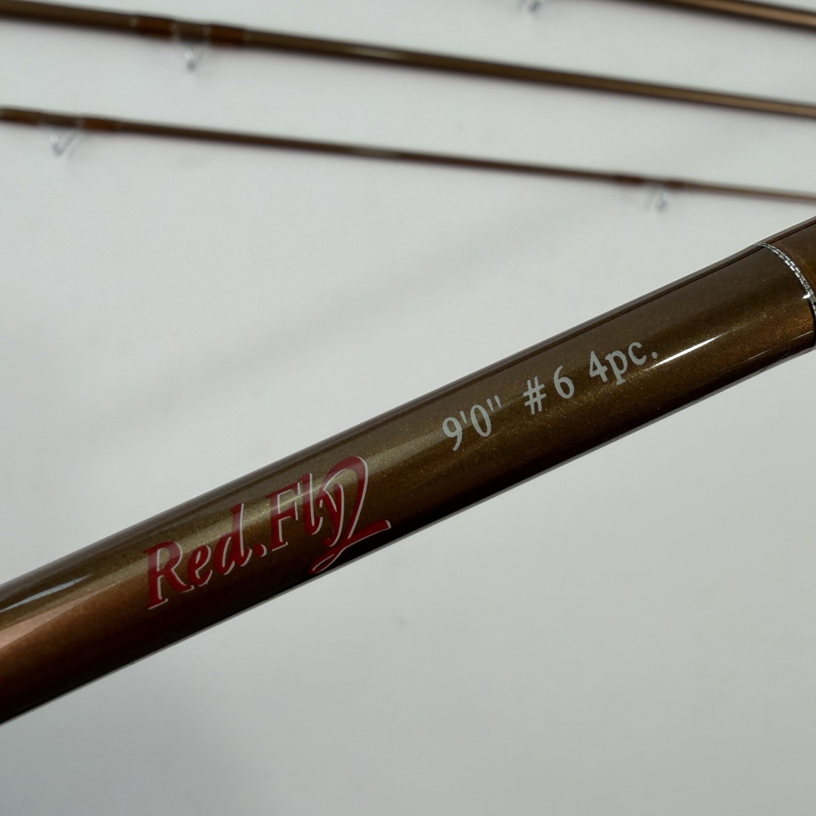 Redington Red Fly 2 Fishing Rod 9′ #6 4pc & Travel Tube NICE Y320
