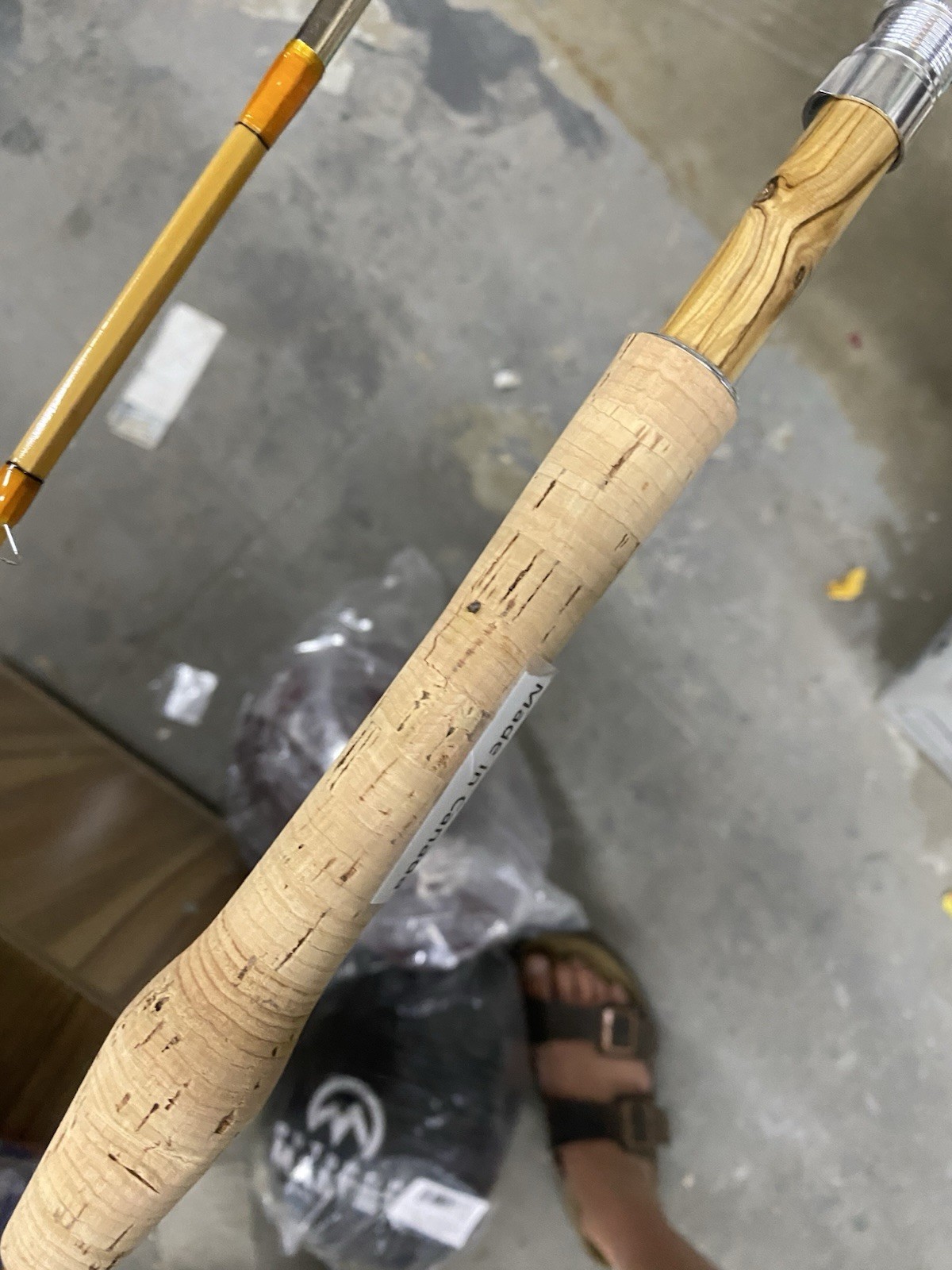 Dan Ellingson Custom-Built Bamboo Fly Fishing Rod. 8’6″ two pcs 5W