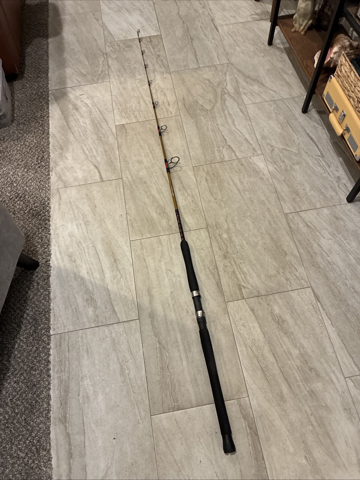 Shakespeare Ugly Stik Tiger Elite Jigging Spinning Rod 6′-6” USTEJ50100S661 USED