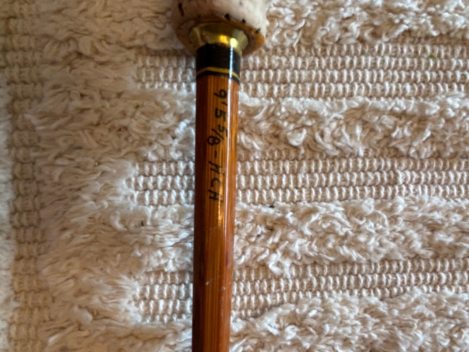 Vintage (1948) Phillipson Premium 9′ 5- 5/8 oz HCH 3 pc 2 tips Cane Fly Rod