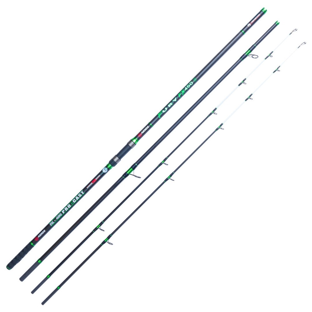 AKIOS Saltwater Fishing Surfcasting Twin Tipped Rod FURY FX450 TT 4.5m/15ft