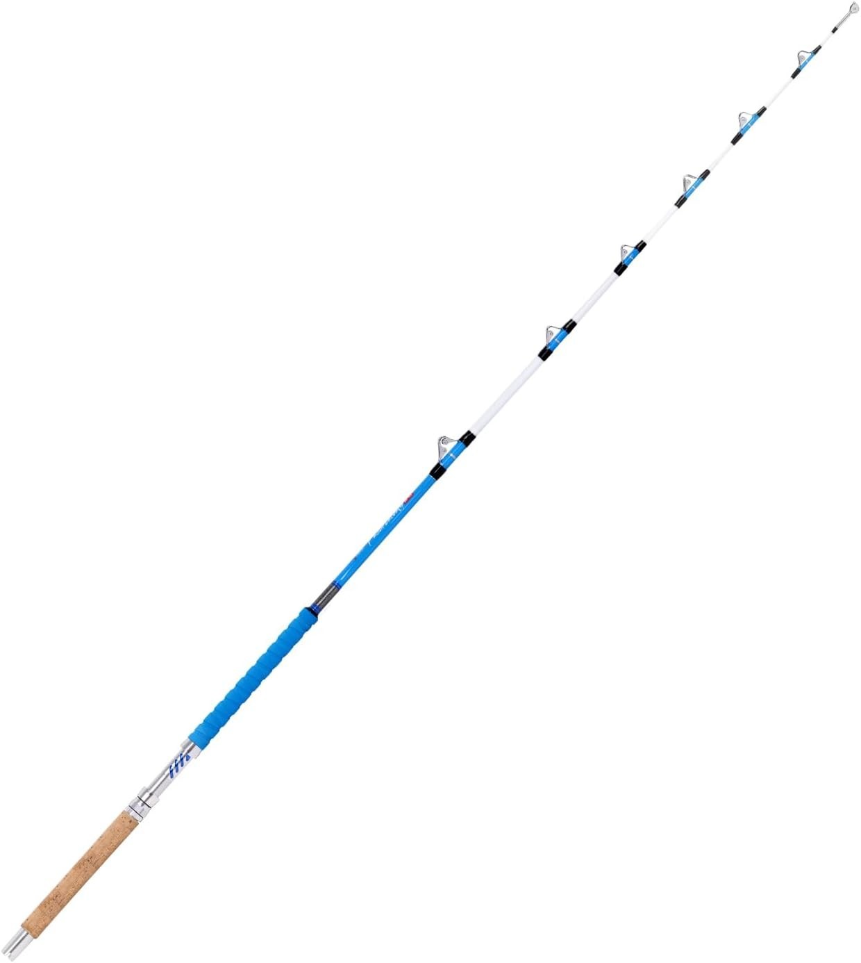 Fiblink Saltwater Fishing Rod Heavy Duty Trolling Rod Conventional Boat Stand…